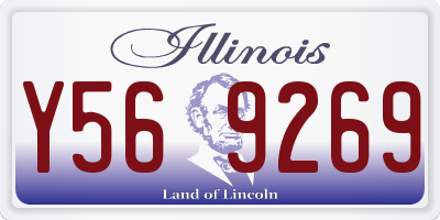 IL license plate Y569269
