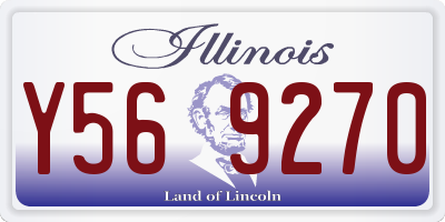 IL license plate Y569270
