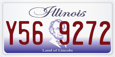 IL license plate Y569272