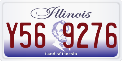 IL license plate Y569276