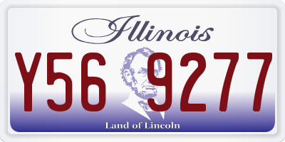 IL license plate Y569277