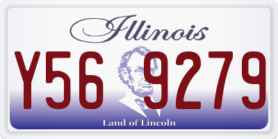 IL license plate Y569279