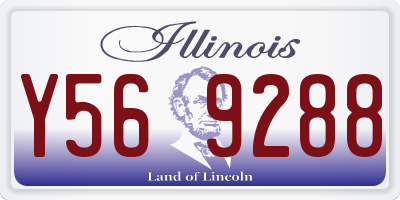 IL license plate Y569288