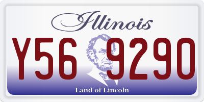 IL license plate Y569290