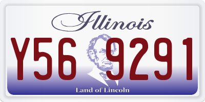 IL license plate Y569291