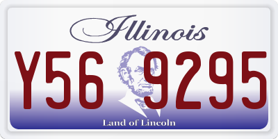 IL license plate Y569295