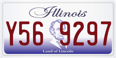 IL license plate Y569297
