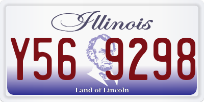 IL license plate Y569298