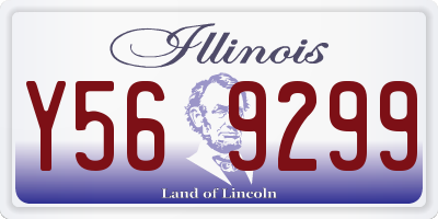IL license plate Y569299