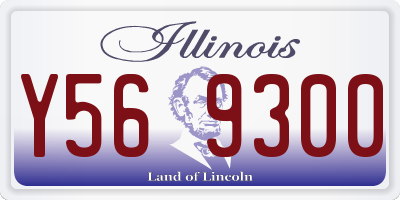 IL license plate Y569300