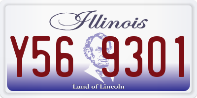 IL license plate Y569301
