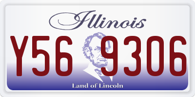 IL license plate Y569306