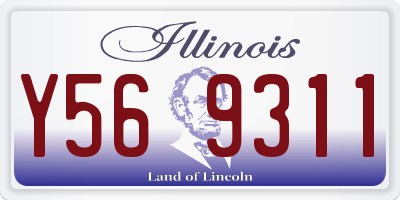 IL license plate Y569311