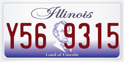 IL license plate Y569315