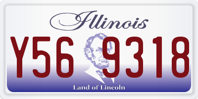 IL license plate Y569318