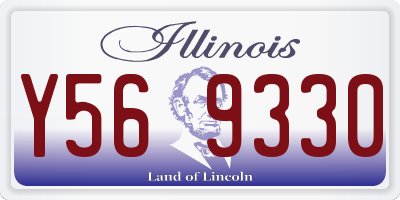 IL license plate Y569330