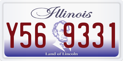 IL license plate Y569331