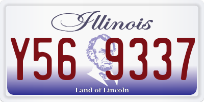 IL license plate Y569337