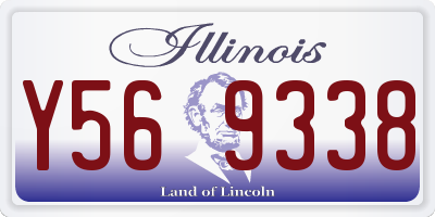 IL license plate Y569338