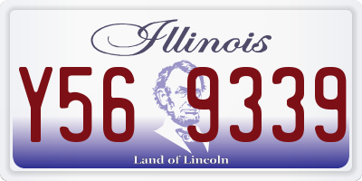 IL license plate Y569339