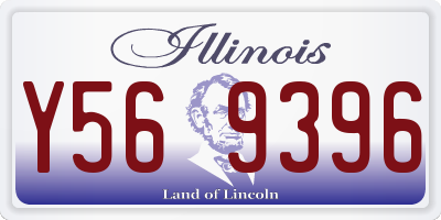 IL license plate Y569396