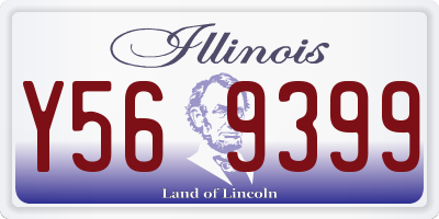 IL license plate Y569399