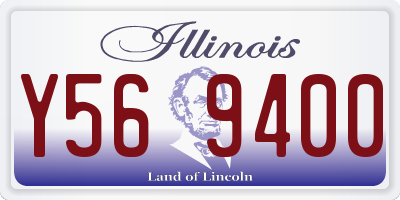 IL license plate Y569400