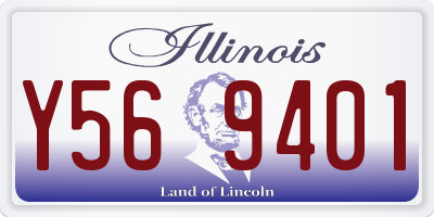 IL license plate Y569401