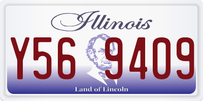 IL license plate Y569409