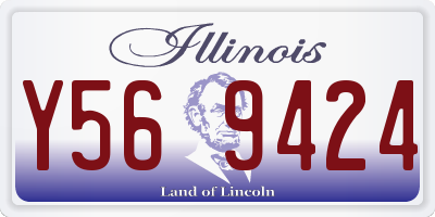 IL license plate Y569424
