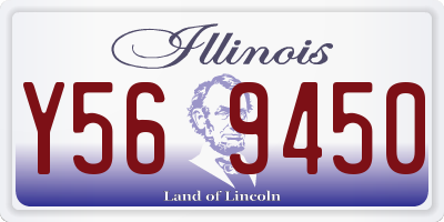 IL license plate Y569450