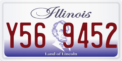 IL license plate Y569452