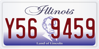 IL license plate Y569459