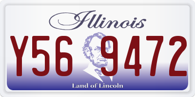 IL license plate Y569472