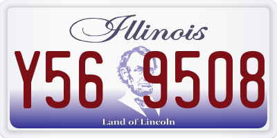 IL license plate Y569508