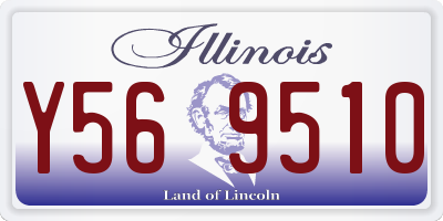 IL license plate Y569510