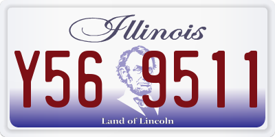 IL license plate Y569511