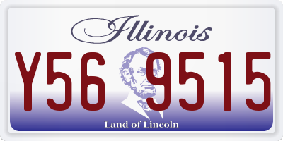 IL license plate Y569515