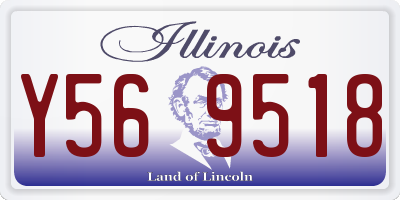 IL license plate Y569518