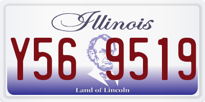 IL license plate Y569519