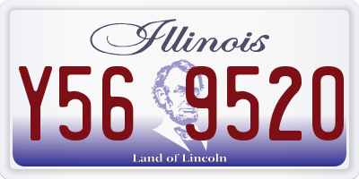 IL license plate Y569520