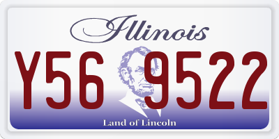 IL license plate Y569522