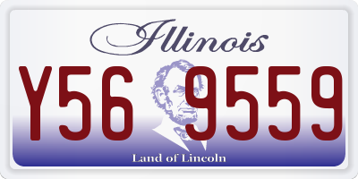 IL license plate Y569559