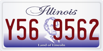 IL license plate Y569562