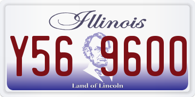 IL license plate Y569600