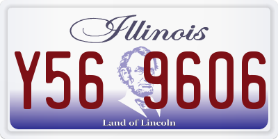 IL license plate Y569606