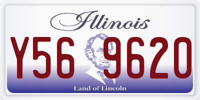 IL license plate Y569620