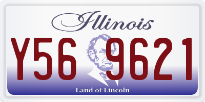 IL license plate Y569621