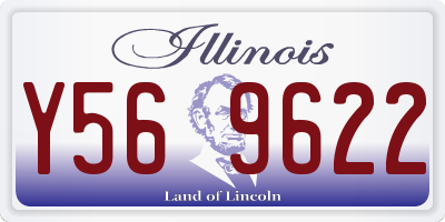 IL license plate Y569622