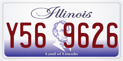IL license plate Y569626